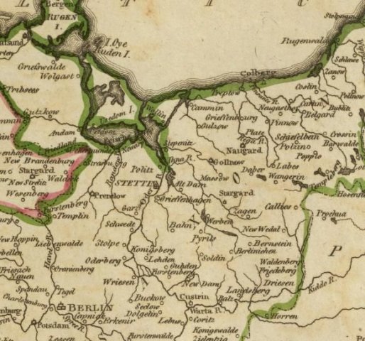 Pomorze Zachodnie w 1814r.